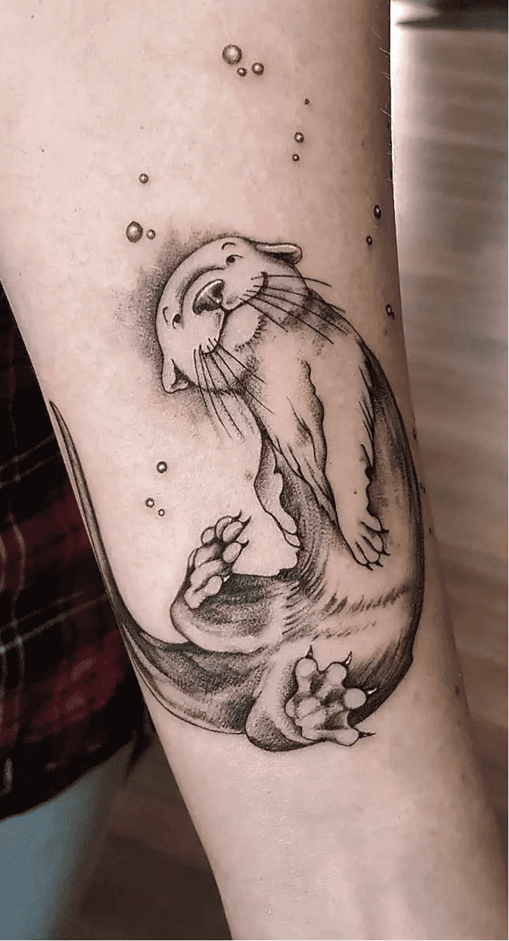 Otter Tattoo Design Image