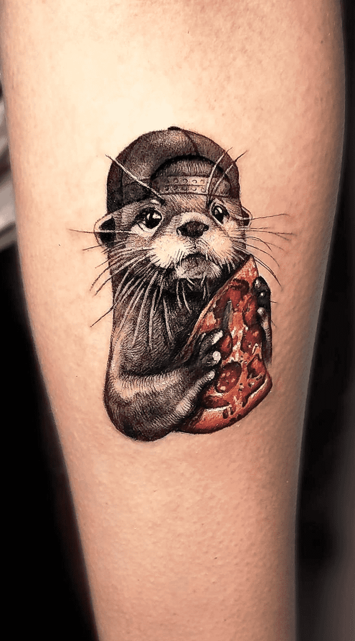 Otter Tattoo Portrait