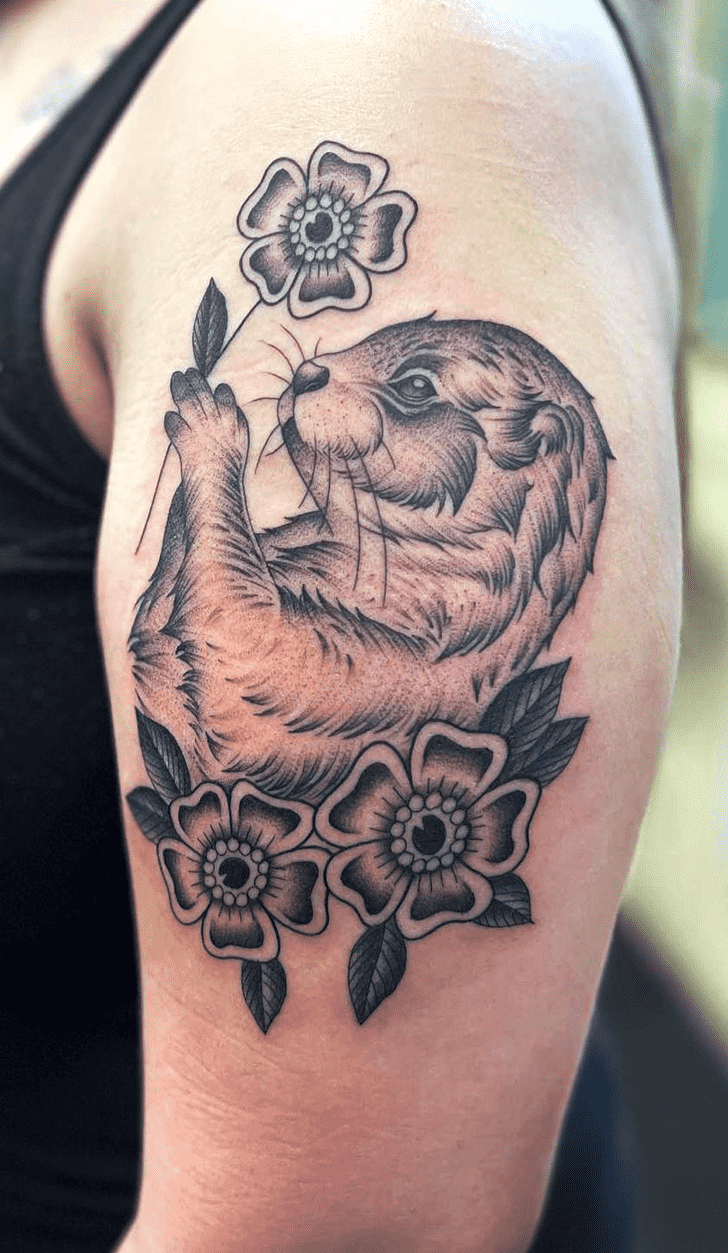 Otter Tattoo Shot