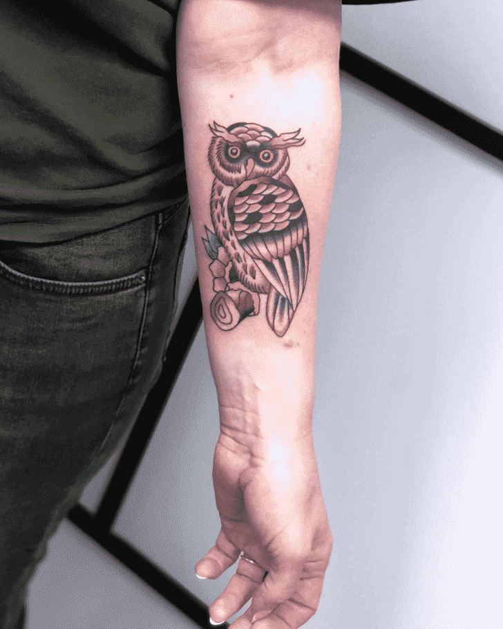 Owl Tattoo Photograph