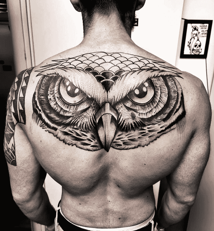 Owl Tattoo Shot