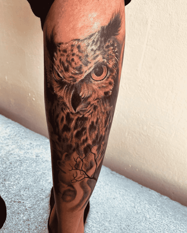 Owl Tattoo Figure