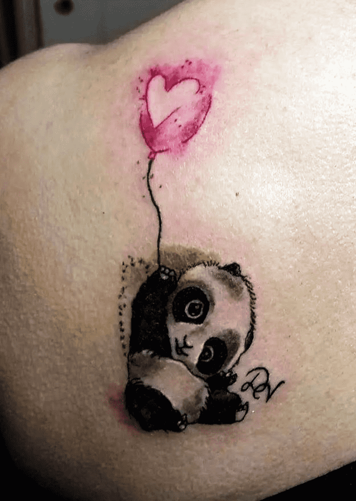 Panda Tattoo Shot