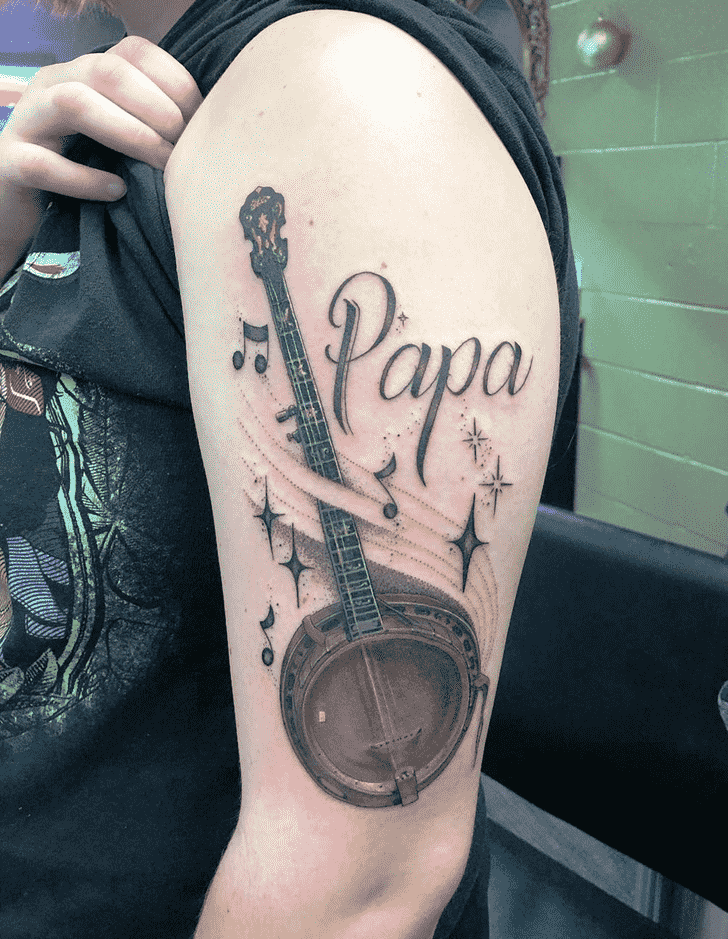 Papa Tattoo Shot