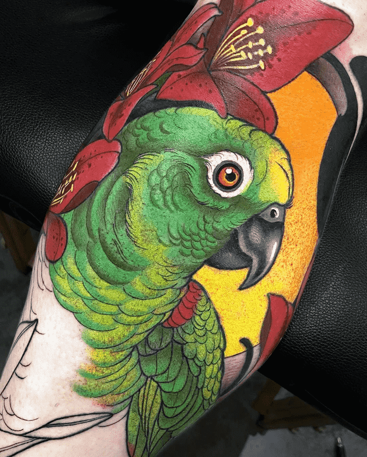 Parrot Tattoo Ink