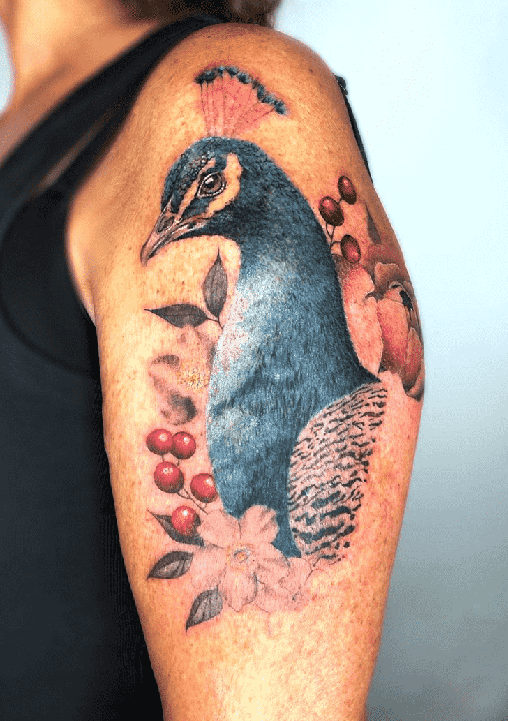 Peacock Tattoo Photo