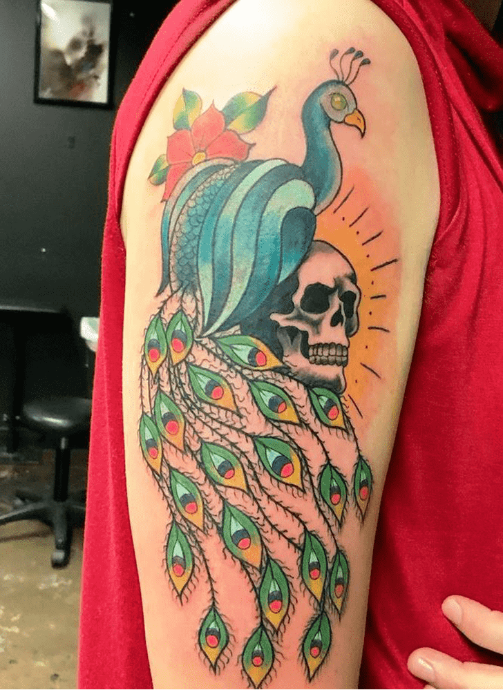 Peacock Tattoo Figure