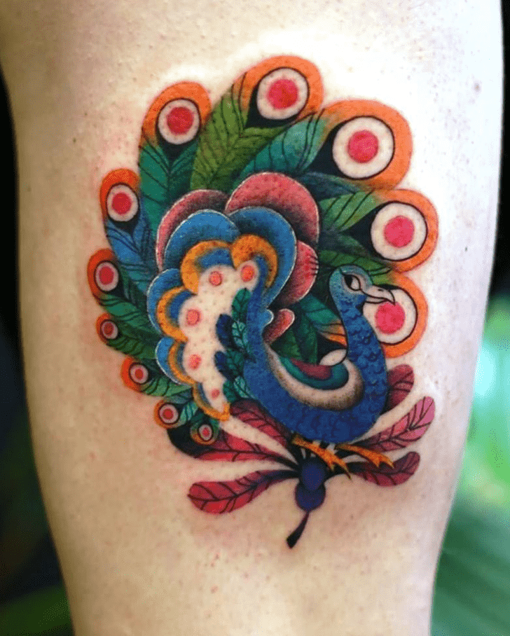 Peacock Tattoo Snapshot