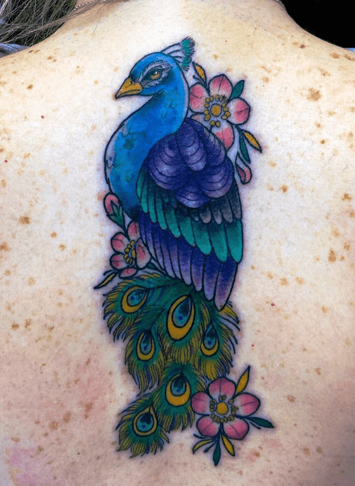 Peacock Tattoo Shot