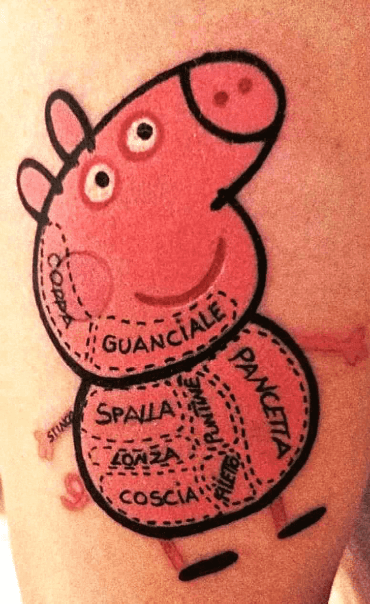 Peppa Pig Tattoo Photograph