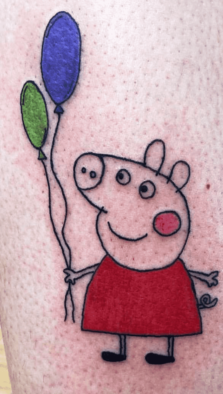 Peppa Pig Tattoo Shot