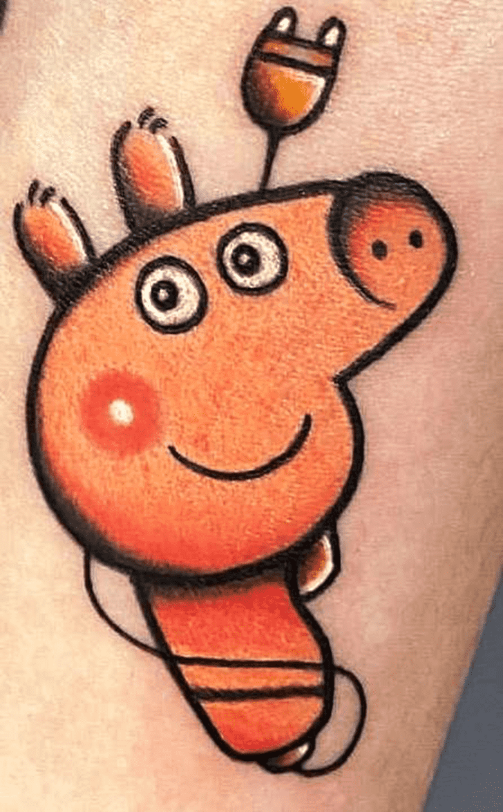 Peppa Pig Tattoo Portrait