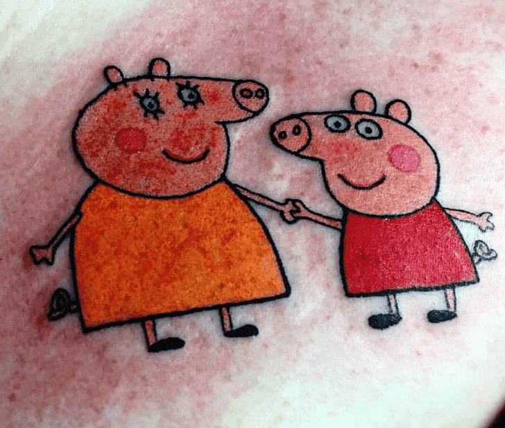 Peppa Pig Tattoo Photograph