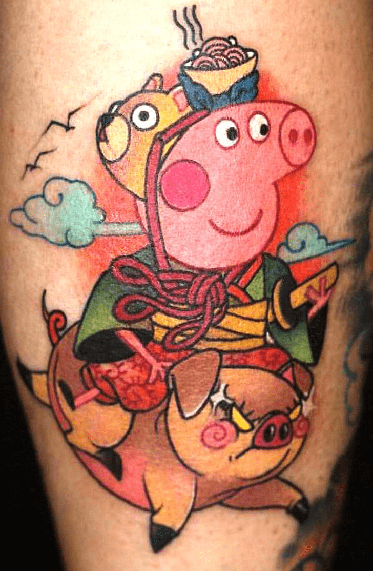 Peppa Pig Tattoo Shot