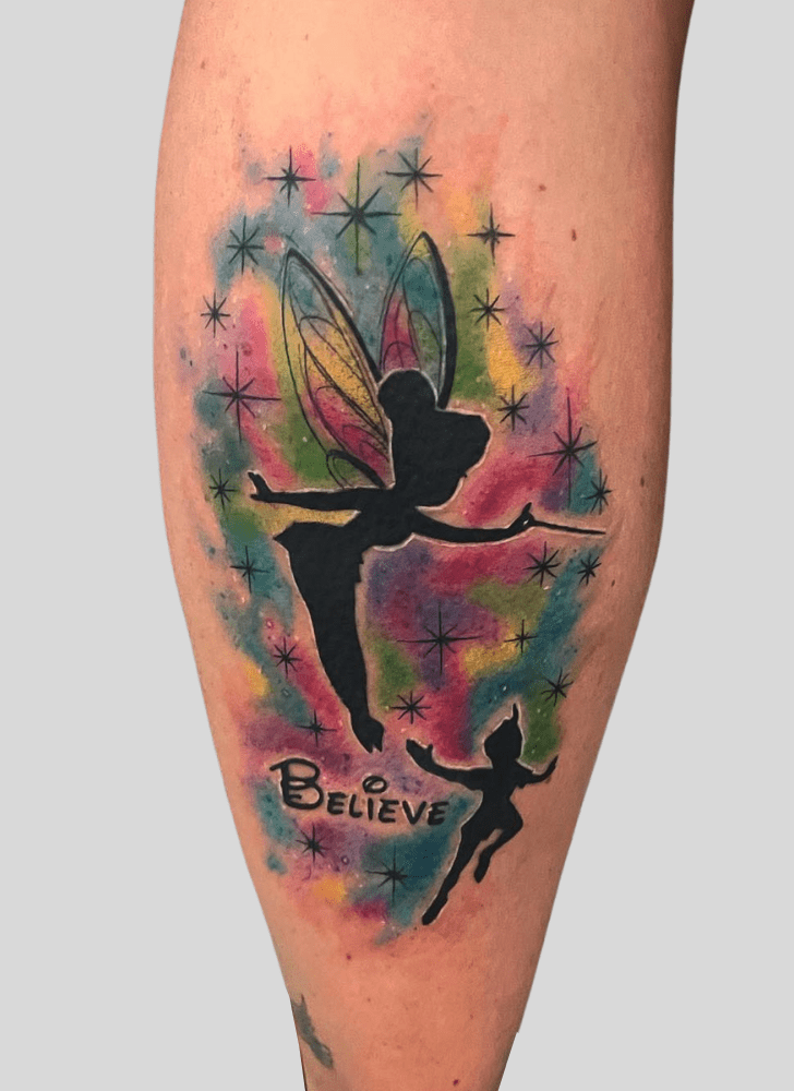 Peter Pan Tattoo Figure