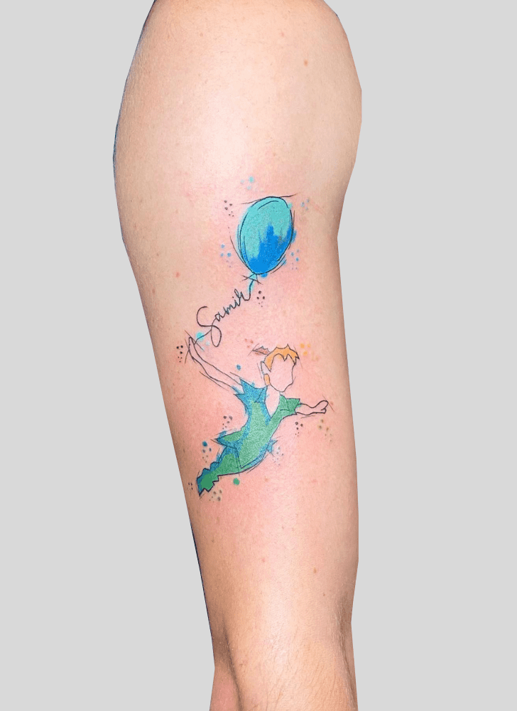 Peter Pan Tattoo Snapshot