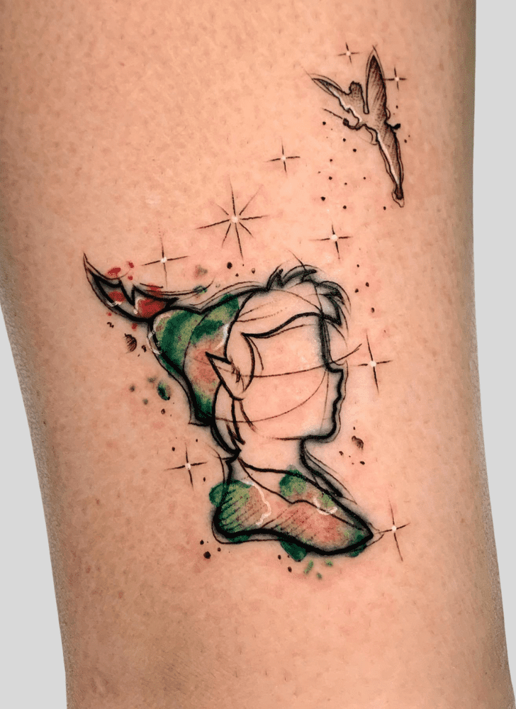 Peter Pan Tattoo Design Image