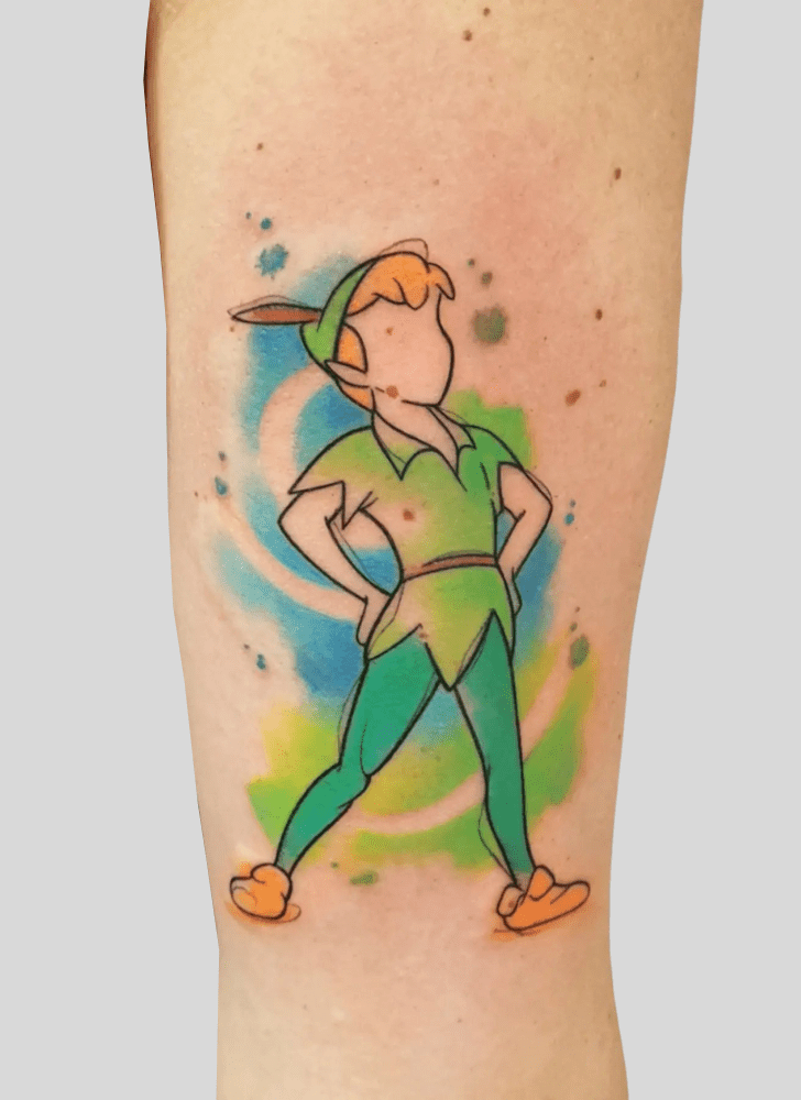 Peter Pan Tattoo Photograph