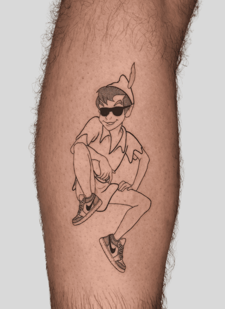 Peter Pan Tattoo Portrait