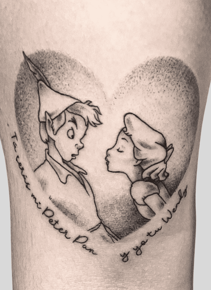 Peter Pan Tattoo Snapshot