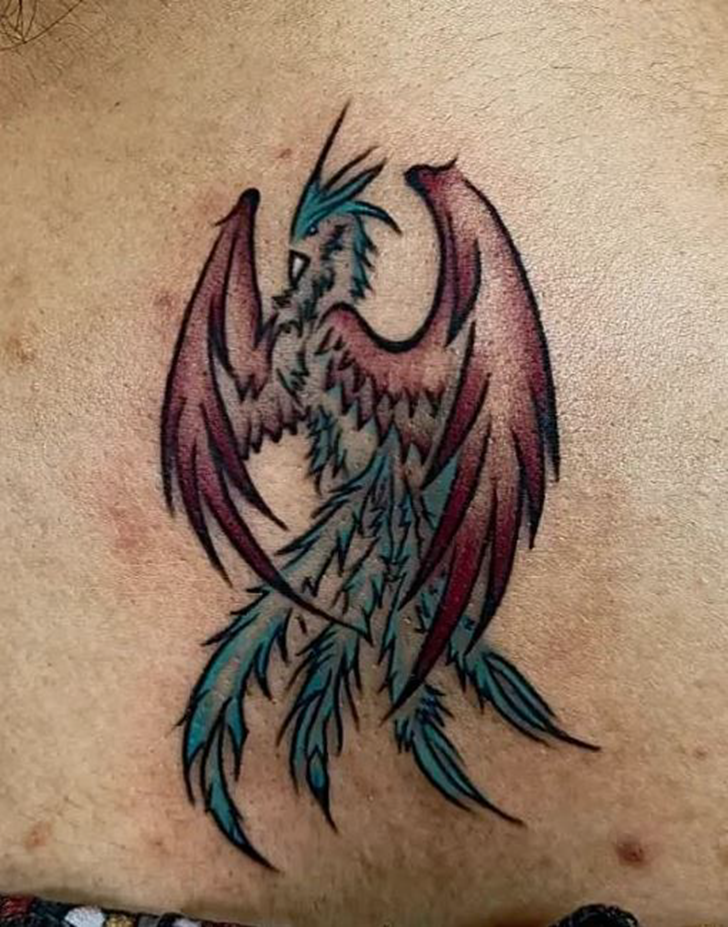 Phoenix Bird Tattoo Photo