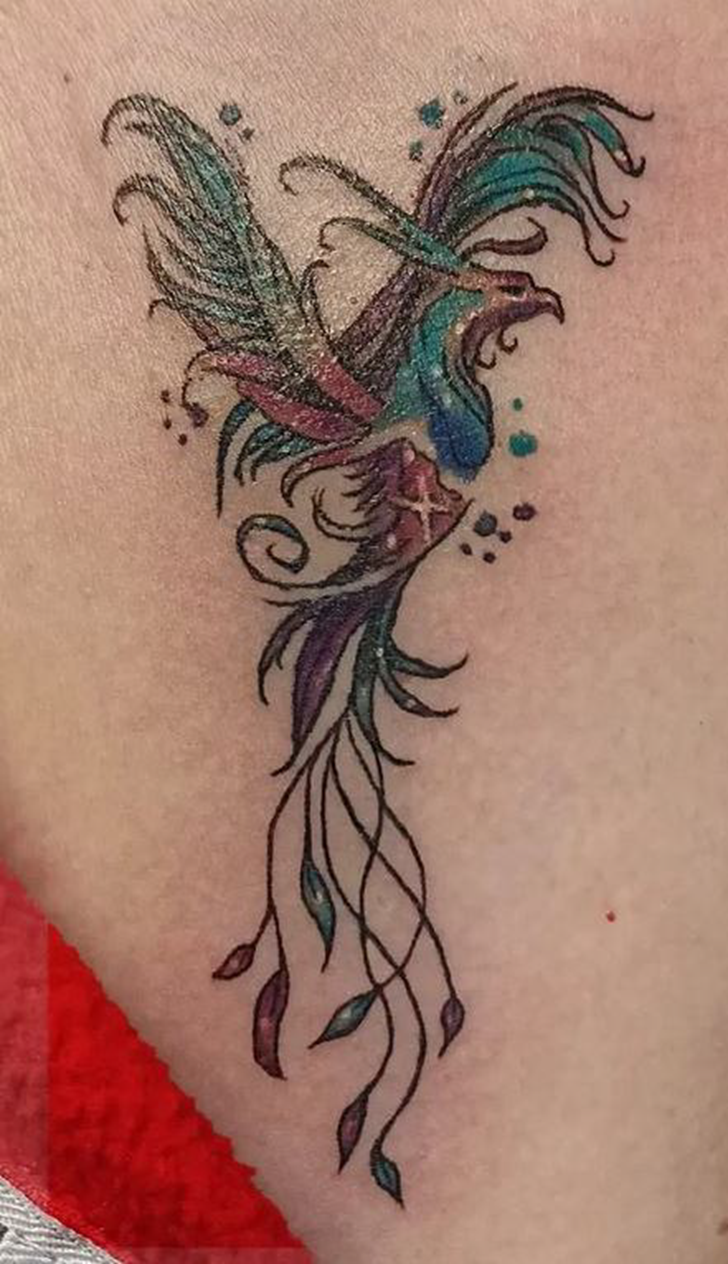 Phoenix Bird Tattoo Design Image