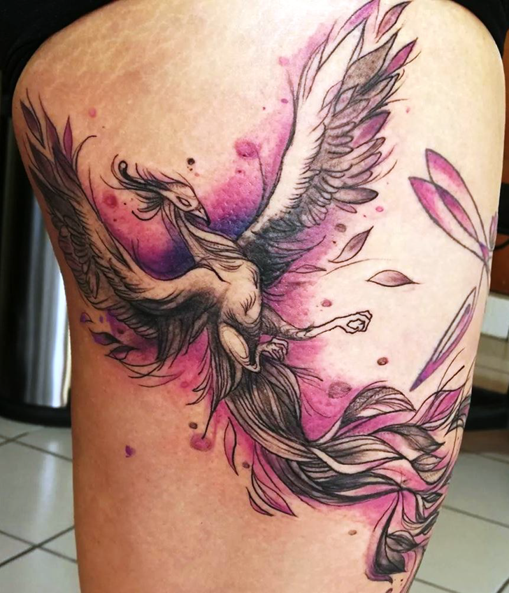 Phoenix Bird Tattoo Picture