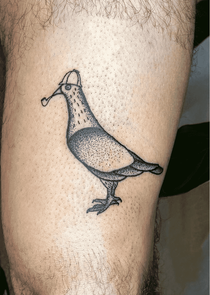 Pigeon Tattoo Photo