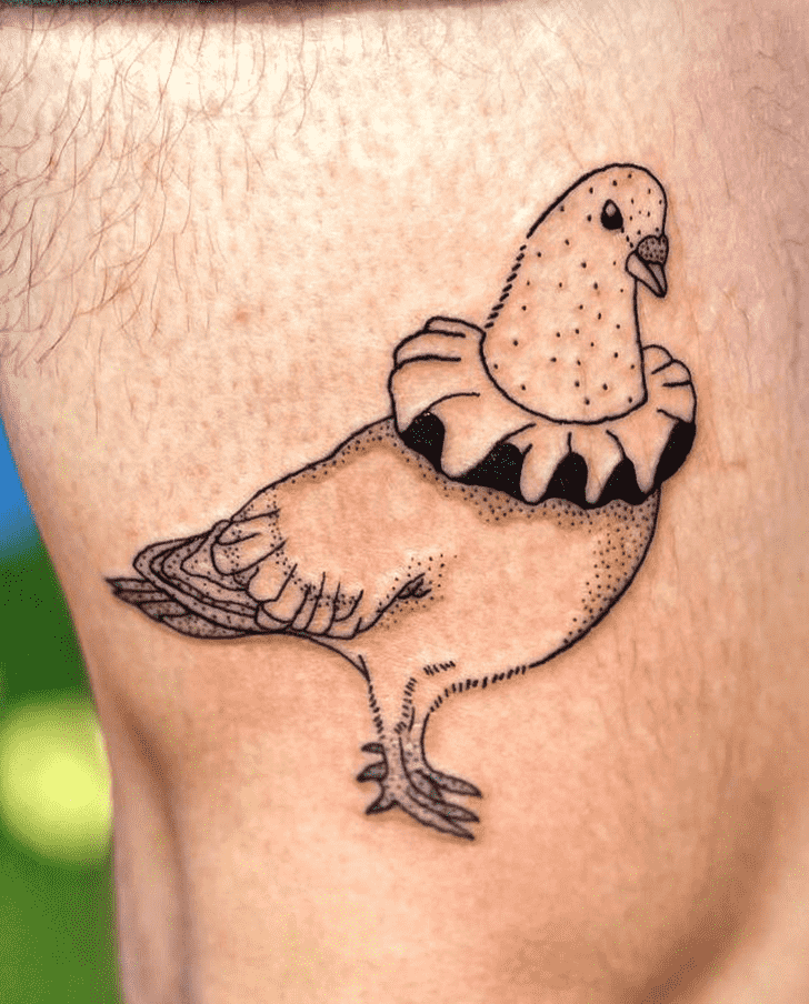 Pigeon Tattoo Photograph
