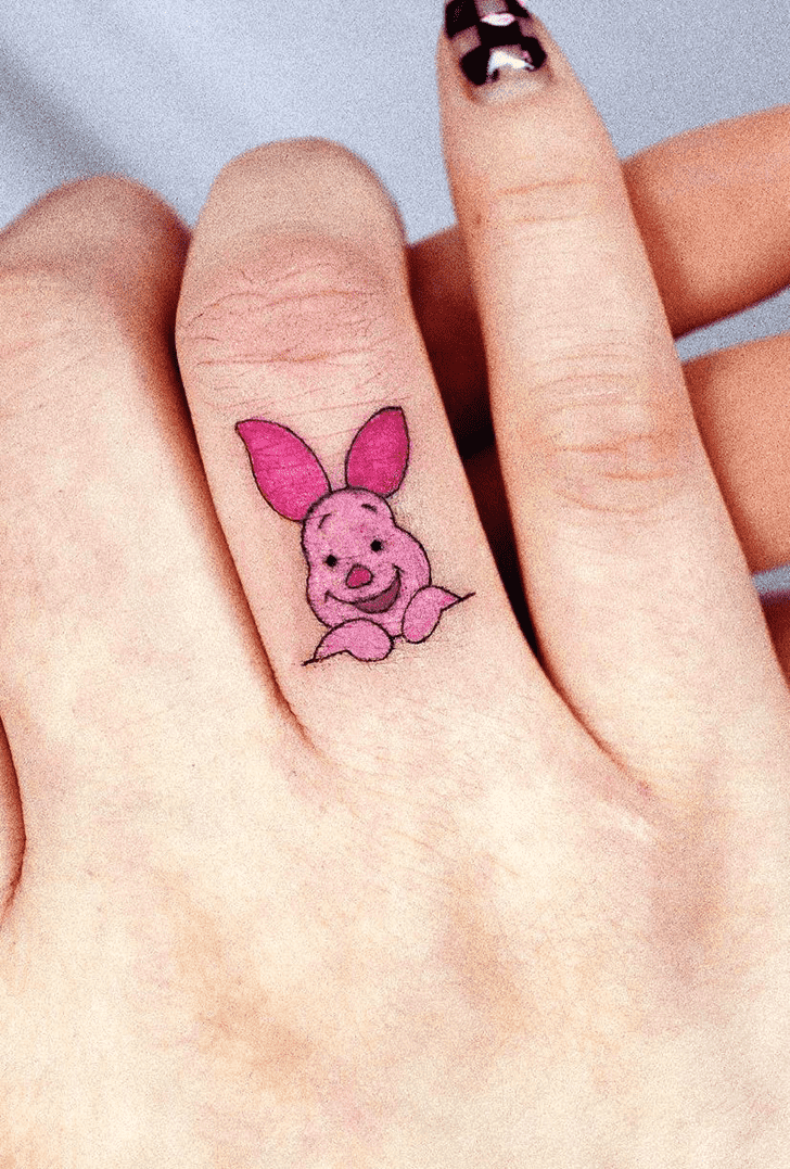 Piglet Tattoo Figure