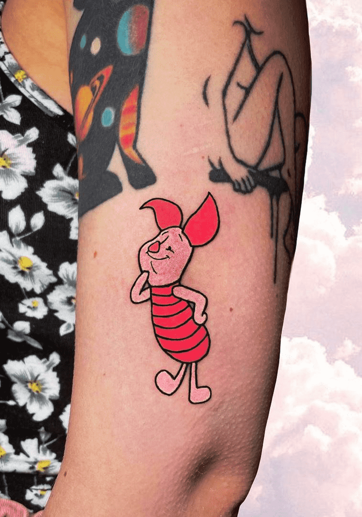 Piglet Tattoo Figure