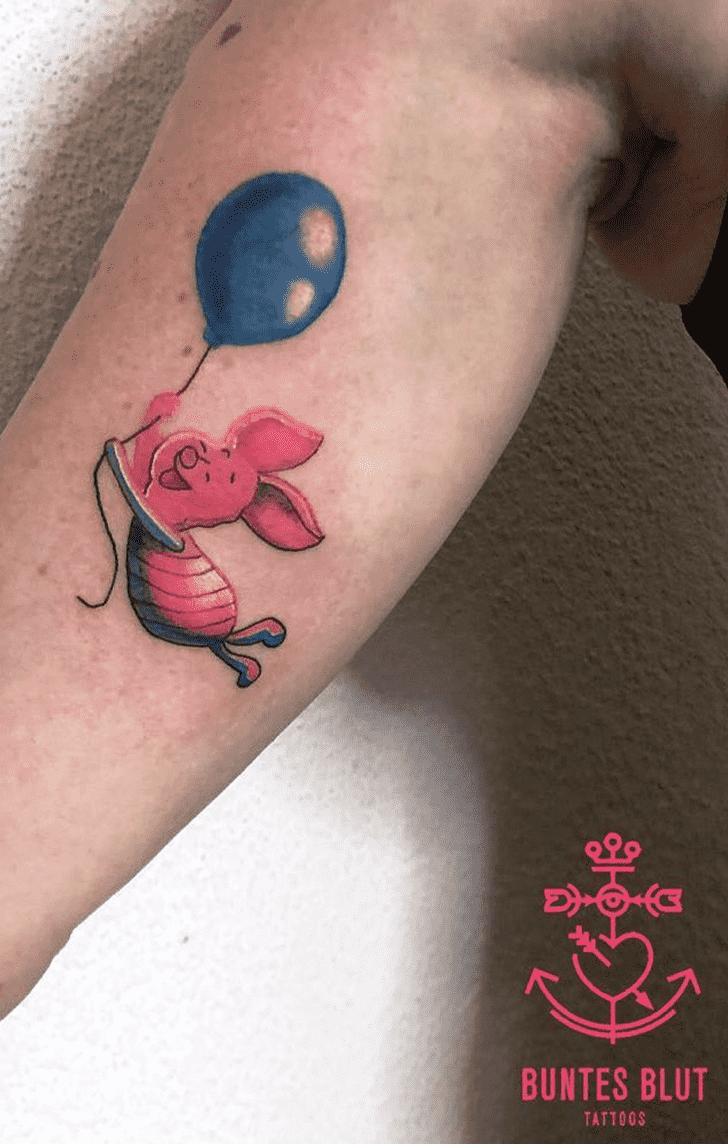 Piglet Tattoo Portrait