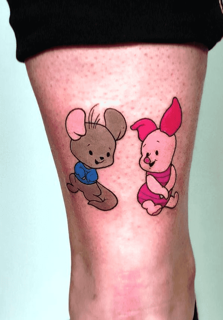 Piglet Tattoo Figure