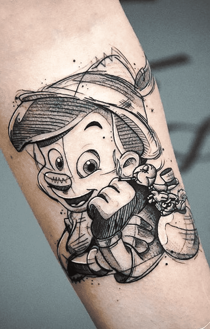 Pinocchio Tattoo Design Image