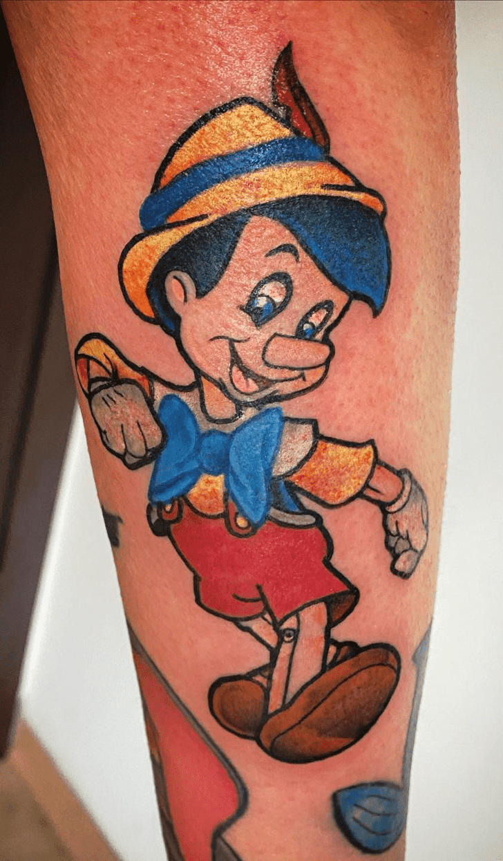 Pinocchio Tattoo Figure