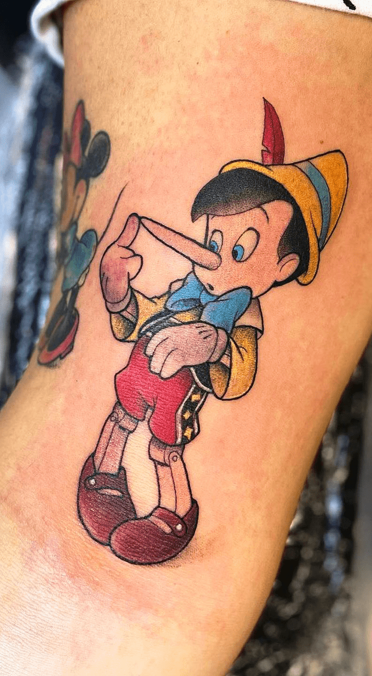 Pinocchio Tattoo Portrait