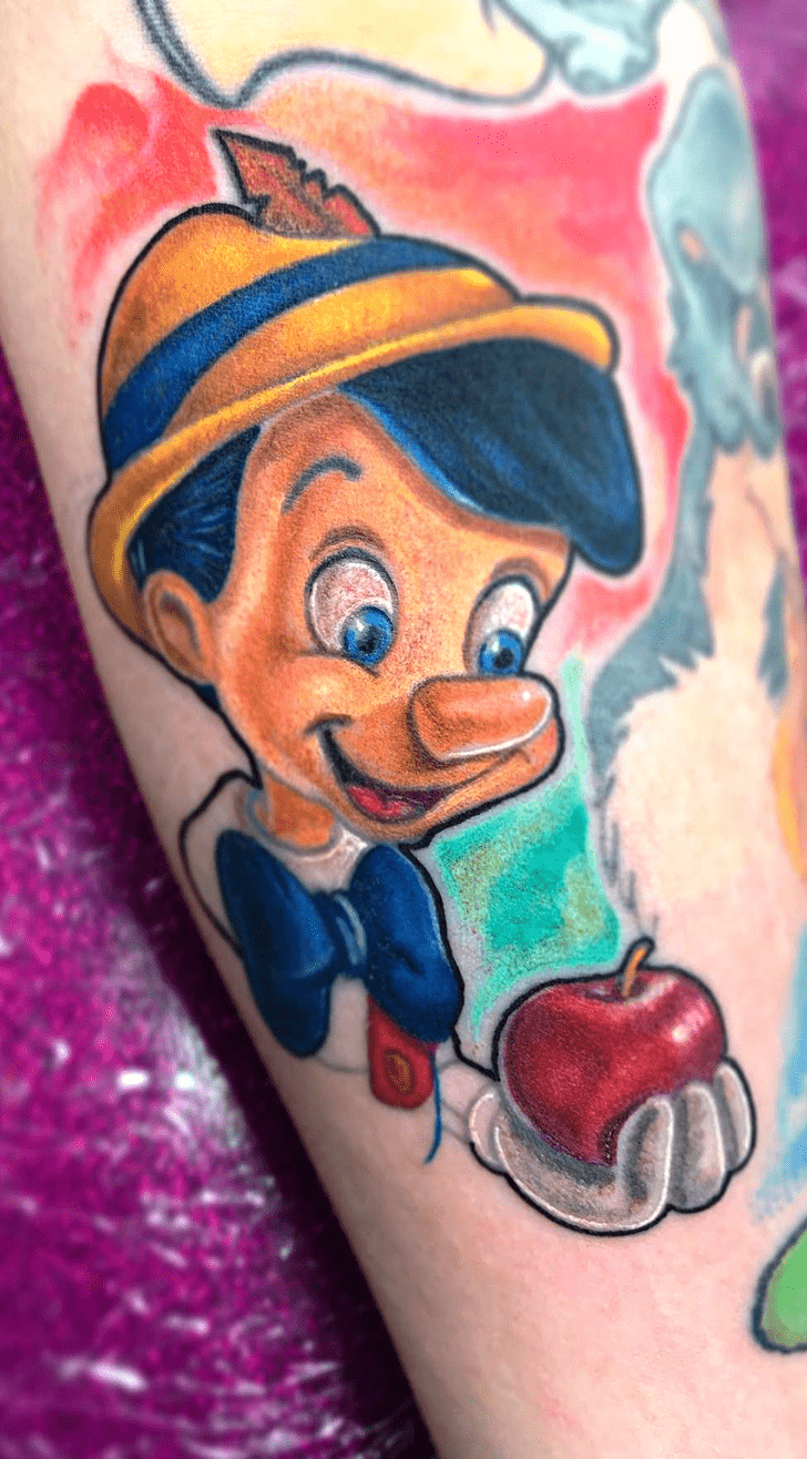 Pinocchio Tattoo Figure