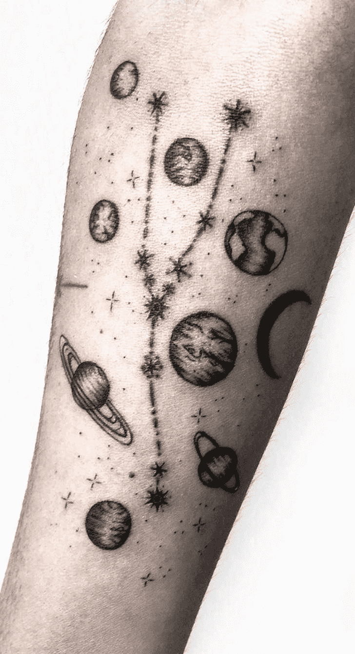 Planets Tattoo Shot