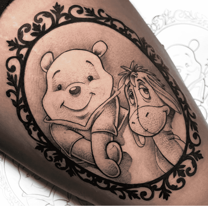 Pooh Tattoo Portrait