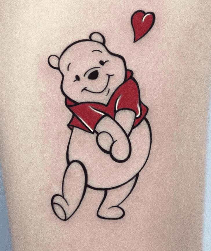 Pooh Tattoo Figure