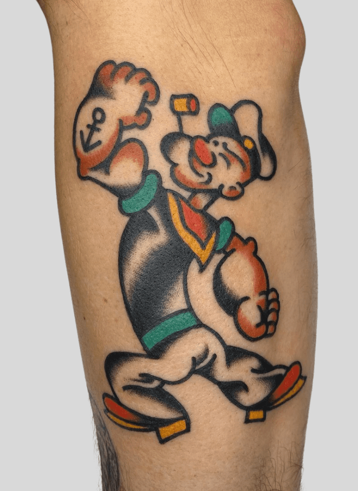 Popeye Tattoo Portrait