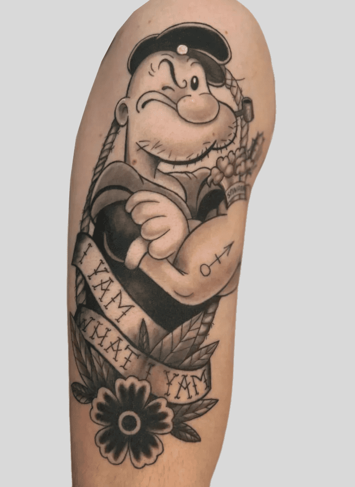 Popeye Tattoo Figure