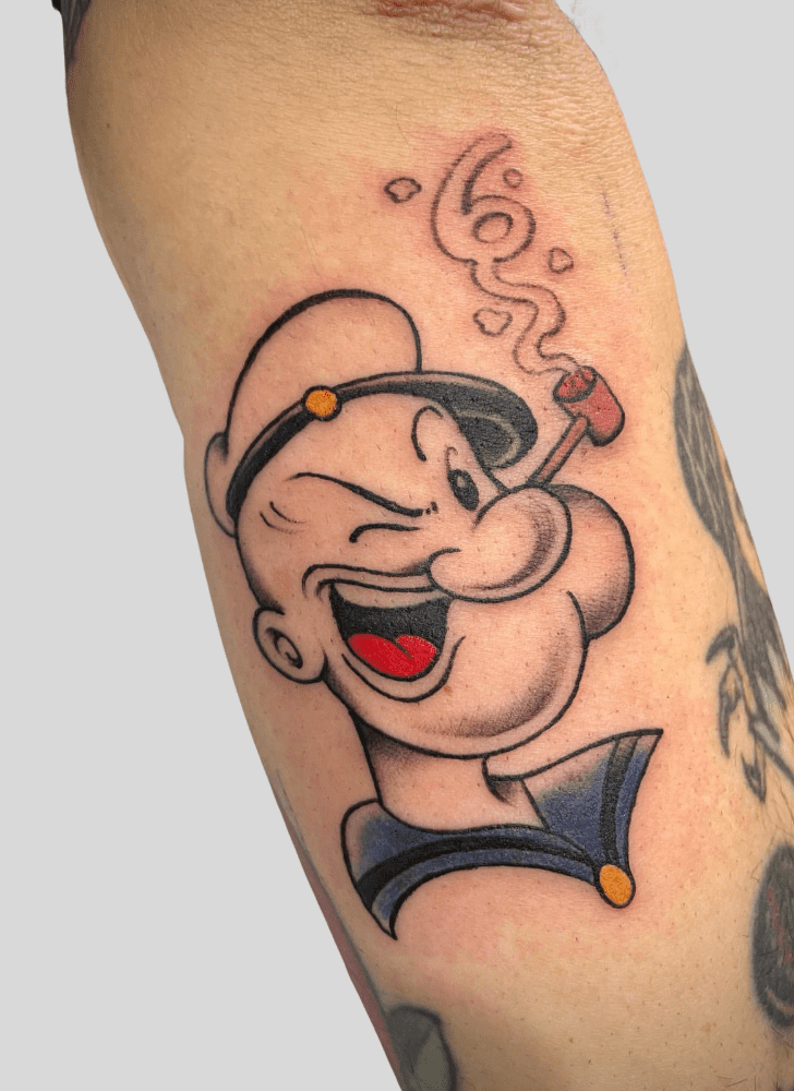 Popeye Tattoo Portrait