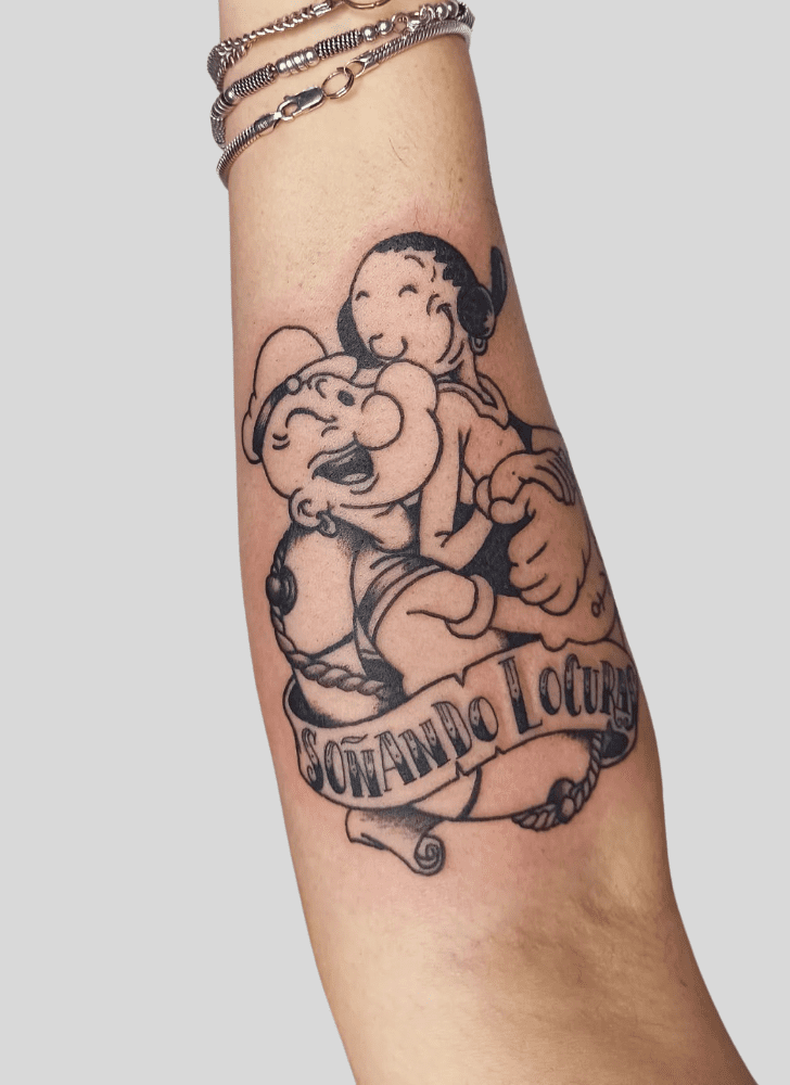 Popeye Tattoo Design Image