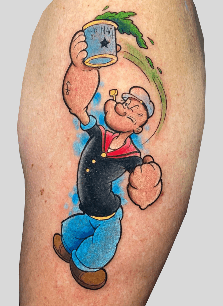 Popeye Tattoo Figure