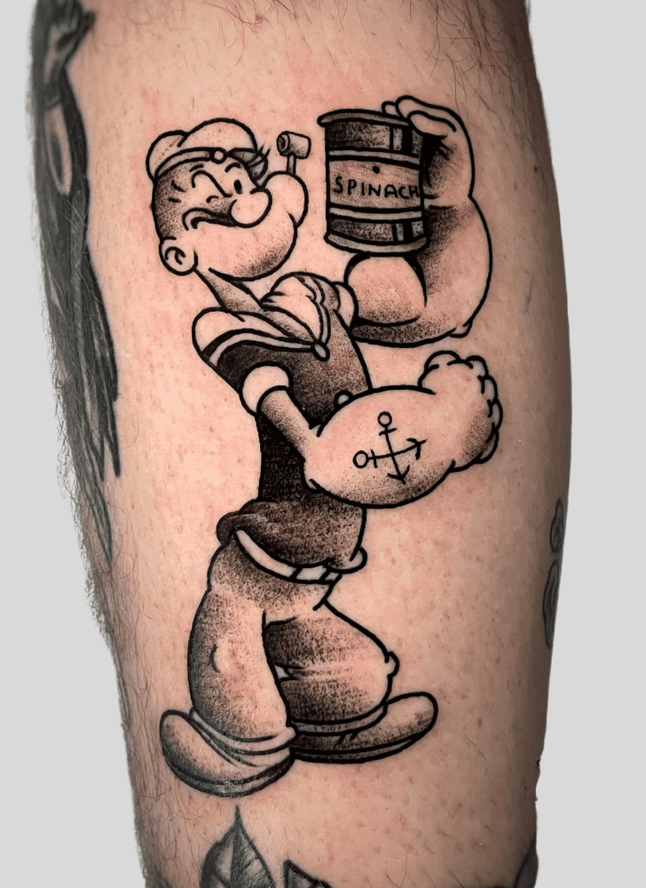 Popeye Tattoo Portrait