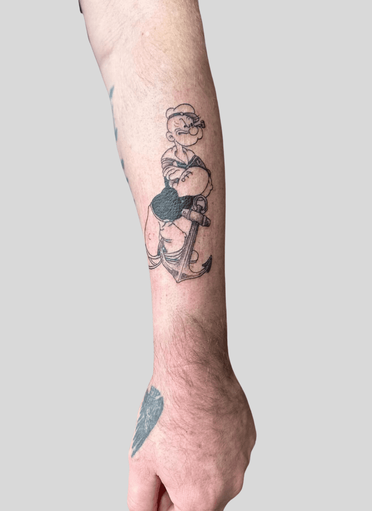 Popeye Tattoo Design Image