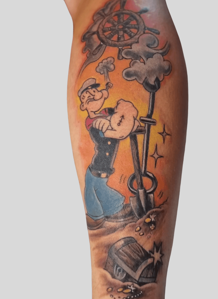 Popeye Tattoo Portrait