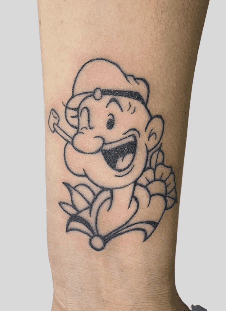 Popeye Tattoo Snapshot