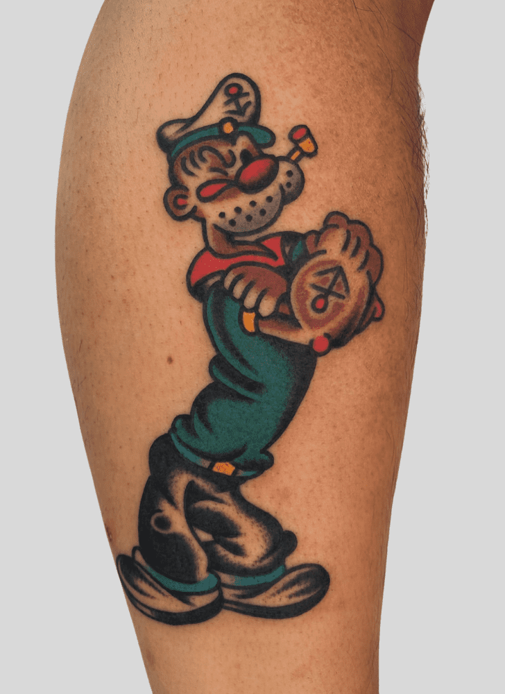 Popeye Tattoo Figure